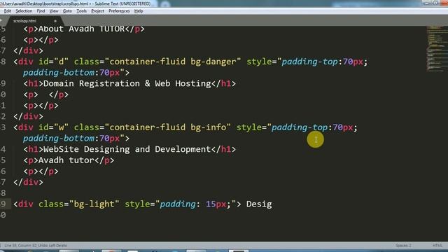 create website using bootstrap || scroll spy in bootstrap || template using bootstrap смотреть онлайн