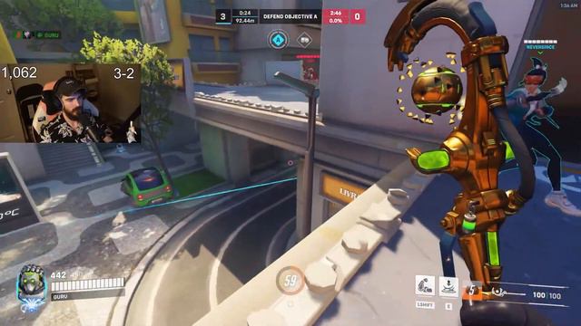 So I played against TWO PRO PLAYERS in Overwatch 2! смотреть онлайн