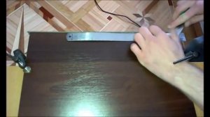 Как приклеить кромку на торец ДСП (1 мм пластик)
