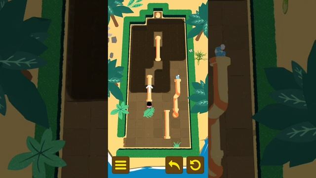 Pipe Push Paradise. Level 35 - Deadfall. Walkthrough. смотреть онлайн