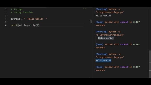 Python Tutorial for Beginners | Strings in python смотреть онлайн