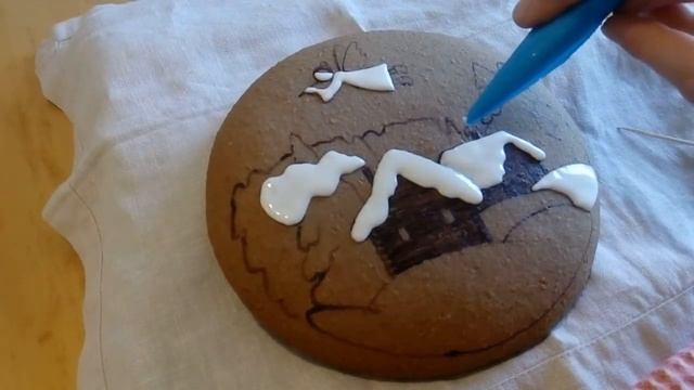 Рождественский пряник заливка глазурью 3 часть смотреть онлайн