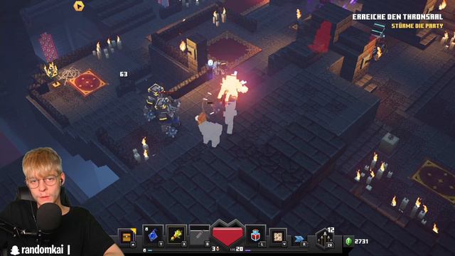 KELLERGESCHOSS freischalten & GEHEIMER Brunnen ⚔️ Minecraft Dungeons for Nintendo Switch Part 15 смотреть онлайн
