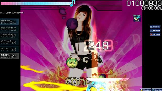 osu! Riyu Kosaka - Candy [Dis-Normal] Hard Rock смотреть онлайн