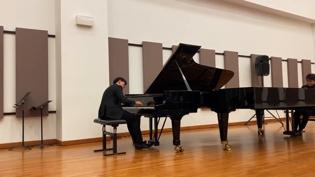 Saint-Saëns - Danse Macabre (Dance of Death) for 2 pianos, op. 40 смотреть онлайн