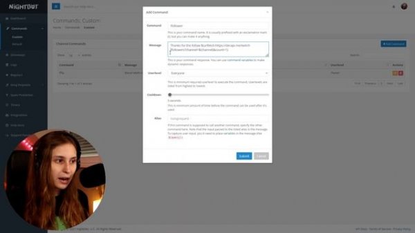 Nightbot Latest Follower Command