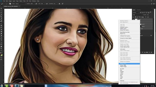 Advanced Color full Digital Painting in Photoshop Tutorial |Smudge Painting Photoshop |Retouching смотреть онлайн