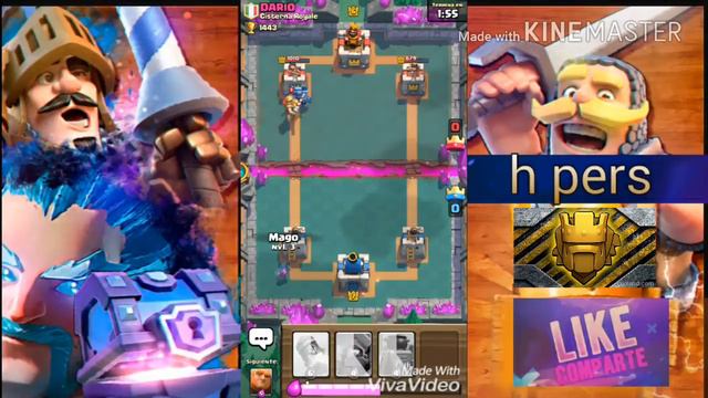 Batalla Clash Royale (h Pers Gamer) Suscríbete y dale like para mas vídeos смотреть онлайн
