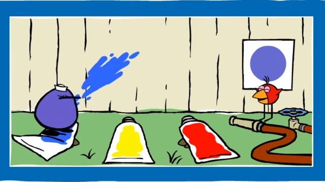 PBS Kids | Peep and The Big Wide World Games | Paint Splat | Learning Colors For Kids смотреть онлайн