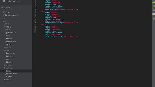SASS | mixin arguments смотреть онлайн