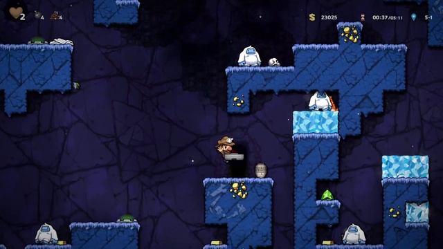 Spelunky 2 Low% in 9:01:616, My first low% clear! смотреть онлайн