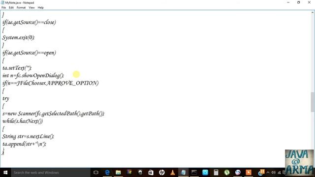 how to create a notepad in Java Swing part 2 смотреть онлайн