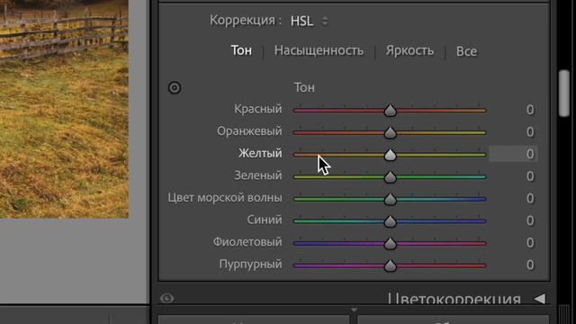 БЫСТРО И ПОНЯТНО - цветокоррекция в lightroom - настройка цвета в лайтрум смотреть онлайн
