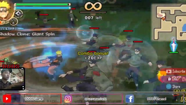Naruto Shippuden Ultimate Ninja Impact PSP Gameplay ( PPSSPP ) Part 11 | Lawan Clone Sakura