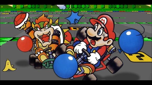 Super Mario Kart Music (SNES) - Battle Mode смотреть онлайн