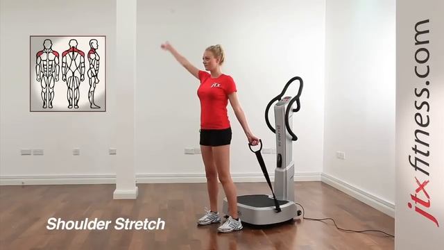 Vibration Plate Stretches - How To Do A Shoulder Stretch On A Vibration Plate смотреть онлайн