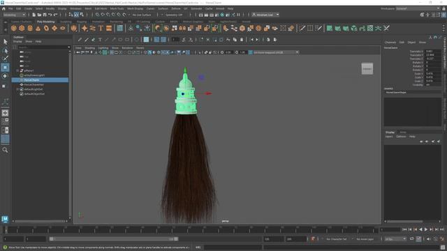 Hair Cards Creation for Game Characters: Maya Xgen & UE5 | Preview Lecture смотреть онлайн