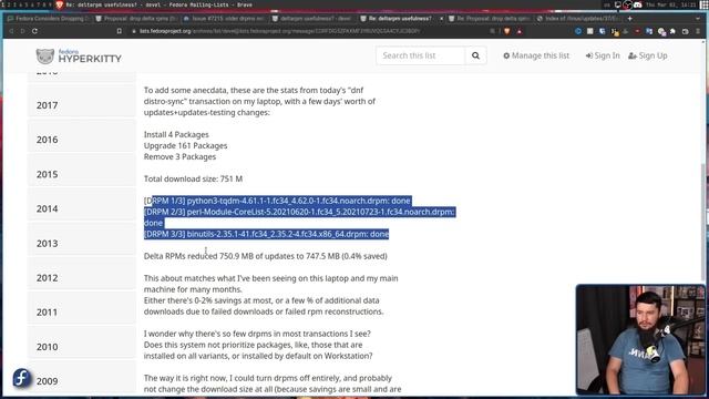 Fedora Linux Finally Kills Off Delta RPM смотреть онлайн