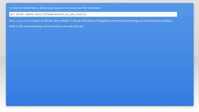 How to locally test a pull request from GitLab? смотреть онлайн