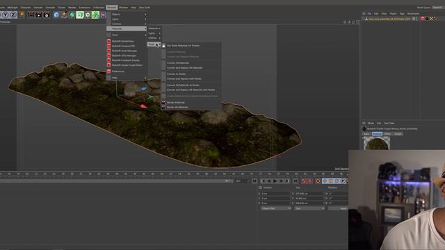 Converting Megascans materials to the new Redshift Node editor in Cinema 4D r21 смотреть онлайн