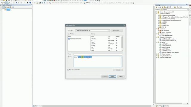 ArcGIS 10.2 - Add Query Layer from ArcSDE on PostgreSQL смотреть онлайн