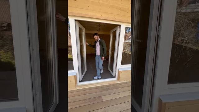 Распашные штульпововые двери на террасу смотреть онлайн