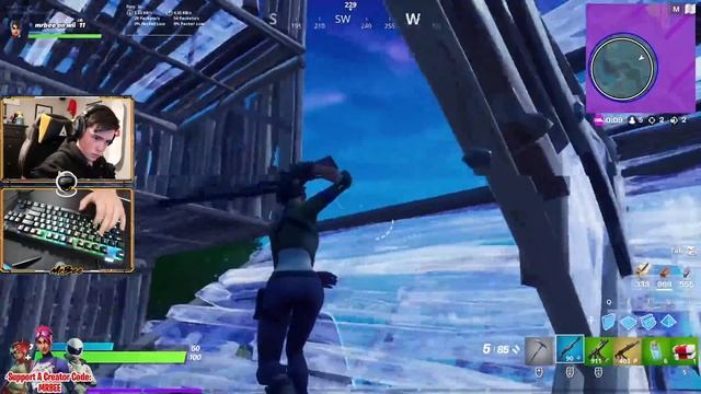 I WON WITH MONGRAAL & BUGHA'S KEYBOARD!! - Fortnite Battle Royale смотреть онлайн
