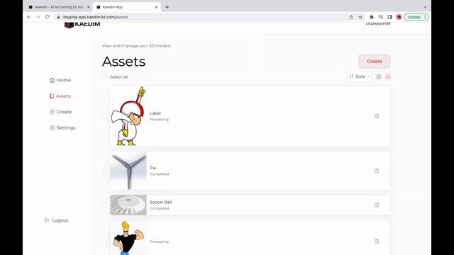 Kaedim Demo - Sketch to 3D Model смотреть онлайн