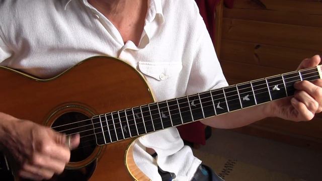 Fingerpicking Lesson - Slow Blues in A - When My Baby Left Me - TAB avl смотреть онлайн