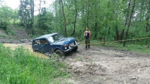 Тест лебёдки СТОКРАТ QX 6.0 LS на Ниве!