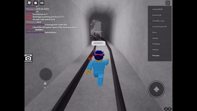 Playing Thomas.exe on Roblox смотреть онлайн