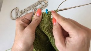 Женская рубашка спицами//Воротник поло(подробно)Часть 1.#вязаниеспицами