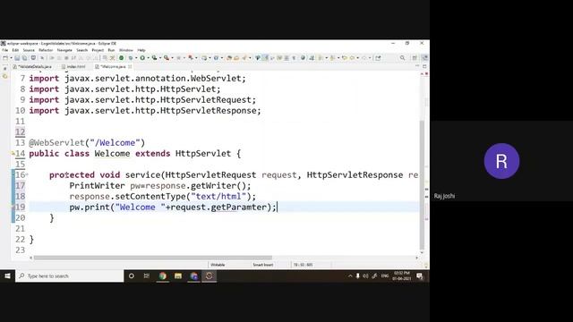 RequestDispatcher as servlet login app смотреть онлайн