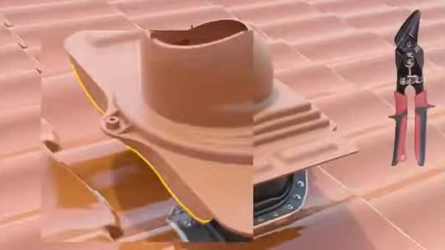 Монтаж Vilpe   PELTI проходной элемент Flv