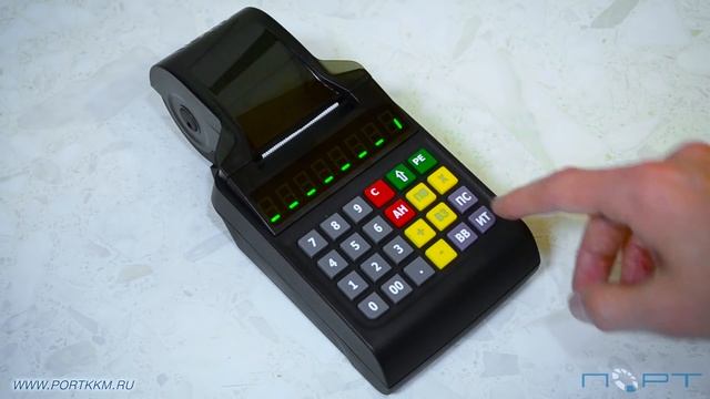 Как пробить чек и поменять чековую ленту на кассе АТОЛ FPrint-90АК смотреть онлайн