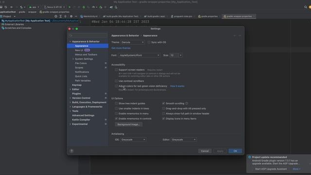 Android studio giraffe new UI смотреть онлайн