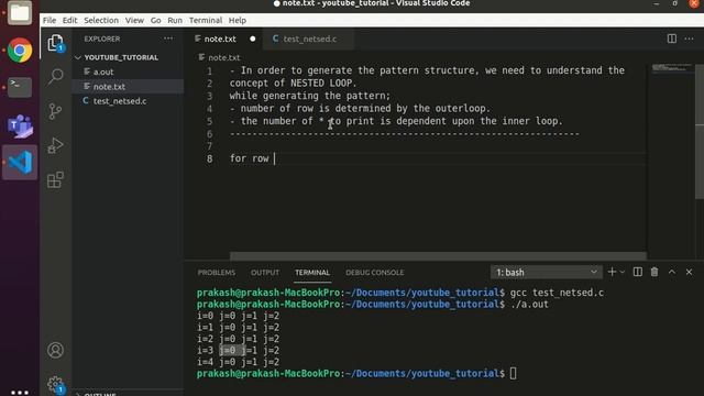 #5 EXAMPLE : CONCEPT OF NESTED LOOP AND C PROGRAM TO PRINT PYRAMID PATTERN смотреть онлайн