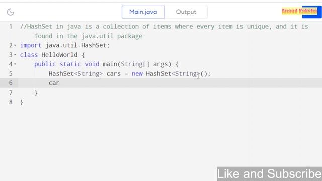 The hashset collection in java | How to implement hashset class java 8 | Java tutorial for beginner смотреть онлайн