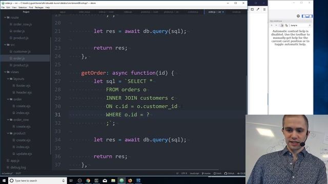 Genomgång kmom06 databas med Emil смотреть онлайн