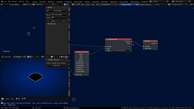 Blender Nodevember 6th Material Node Blend Data - Serpens and Darkfall смотреть онлайн