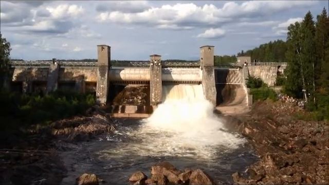 Ниагарский водопад Финляндии в Иматре смотреть онлайн