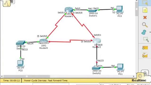 Cisco packet tracer #7 - Static Routing (3 Router 3 DCE wire) смотреть онлайн