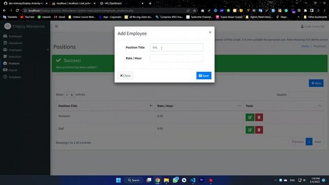 Employee Activity Attendance Management System in PHP || #code_Camp_BD #2023 смотреть онлайн