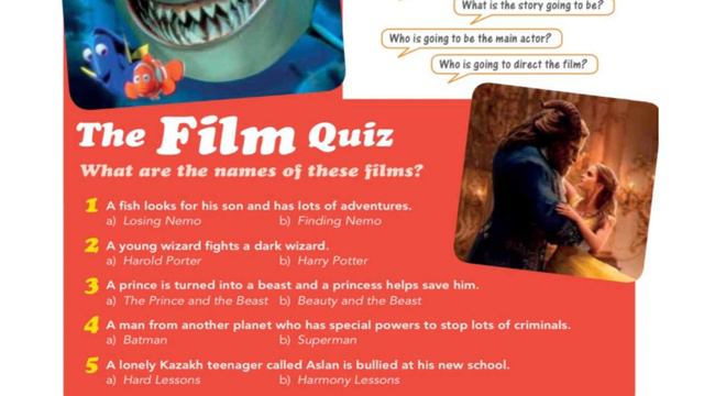 5 сынып ағылшын тілі 100 бет || English plus 5 100 page Nouns: films quiz смотреть онлайн