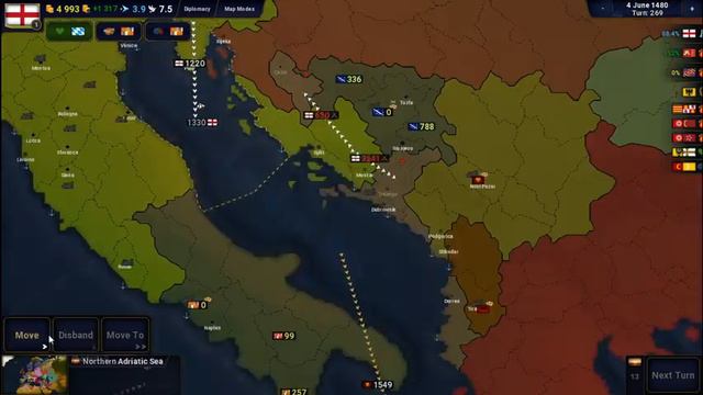 Unification Of Italy in 1400 - Age Of Civilization 2 - Timelapse- EP 3 смотреть онлайн
