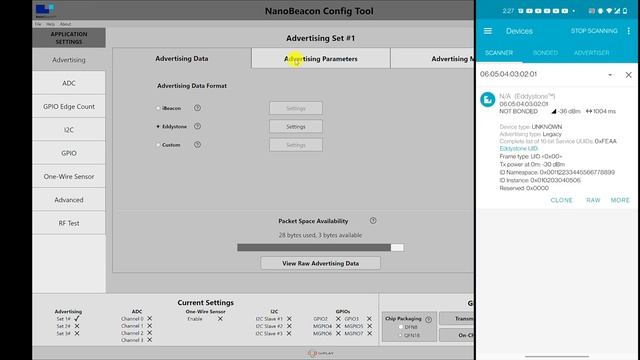 Ep8. Eddystone Configuration Example with NanoBeacon Config Tool смотреть онлайн