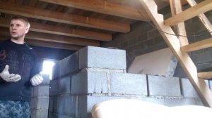 кладка перегородок из Шлакоблоков