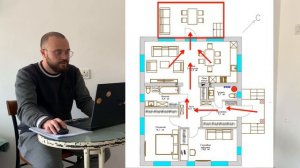 Одноэтажный дом | планировка | двускатная крыша | две спальни | компактный дом | проект дома