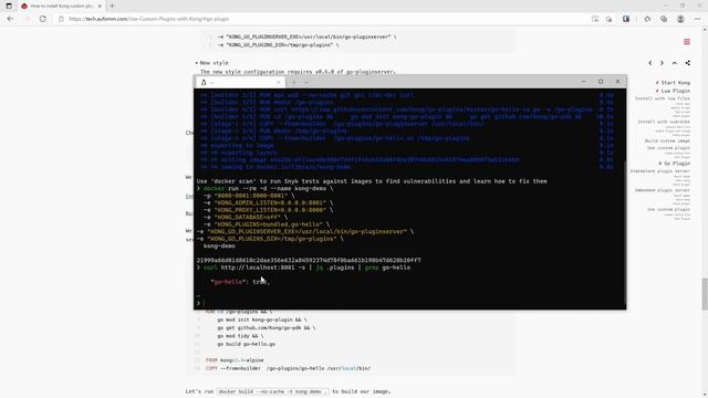 How to use Go plugin with Kong смотреть онлайн