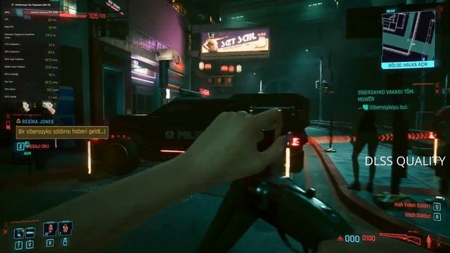 Cyberpunk 2077 with Nvidia Studio Drivers смотреть онлайн
